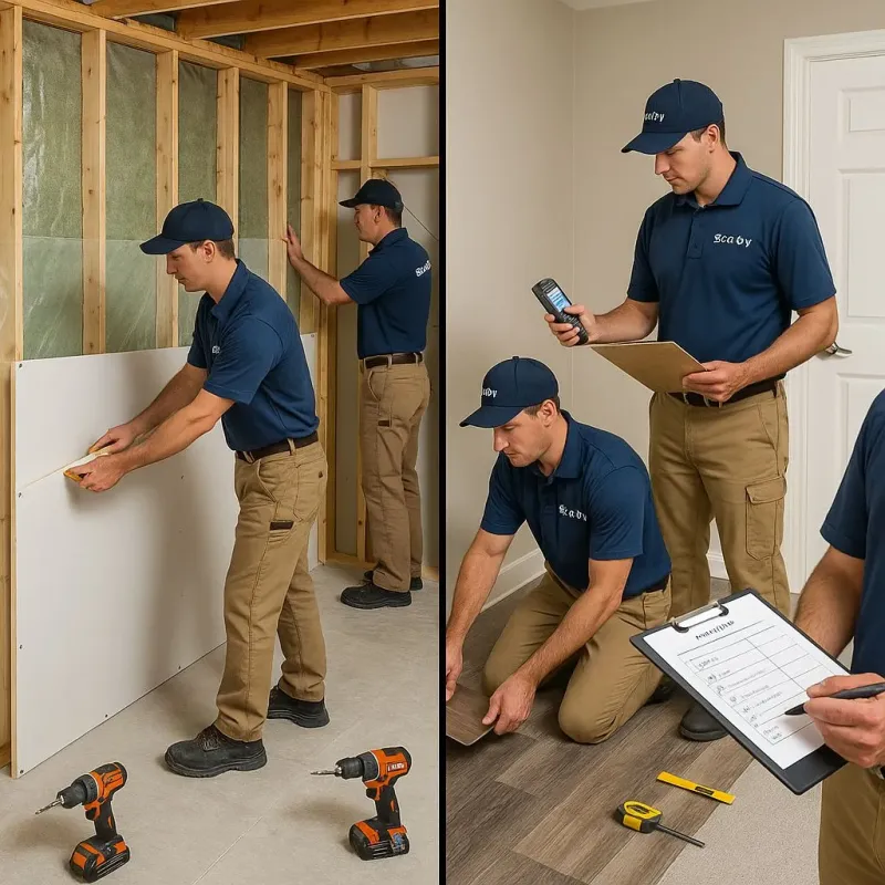 Repairs and Reconstruction process in Nortonville, KY